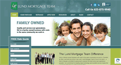 Desktop Screenshot of lundmortgageteam.com
